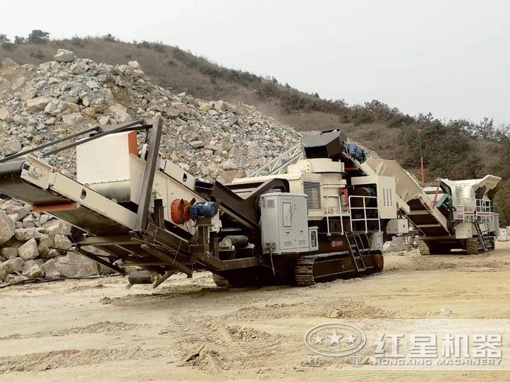 建筑垃圾破碎現(xiàn)場，選好設(shè)備收益更高